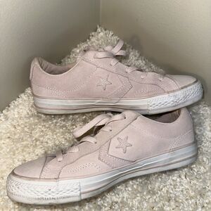 Converse One Star Ox Barely Rose Suede Men 6/Women 8 Athletic Shoes Sneaker Low